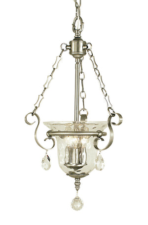 Framburg - 2915 BN - Three Light Pendant - Carcassonne - Brushed Nickel