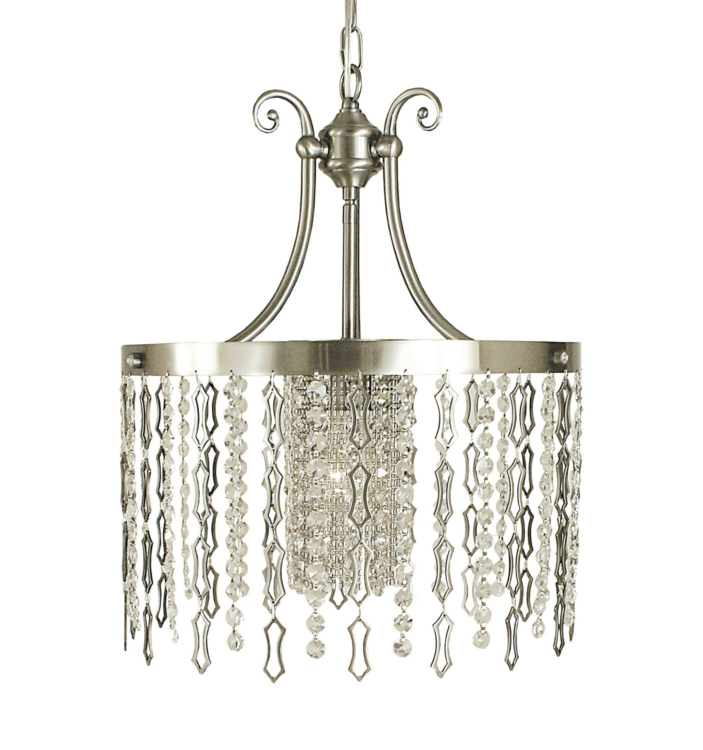 Framburg - 2954 BN - One Light Chandelier - Penelope - Brushed Nickel