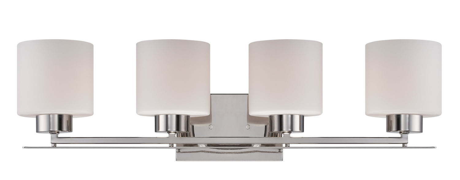 Nuvo Lighting - 60-5204 - Four Light Vanity - Parallel - Polished Nickel