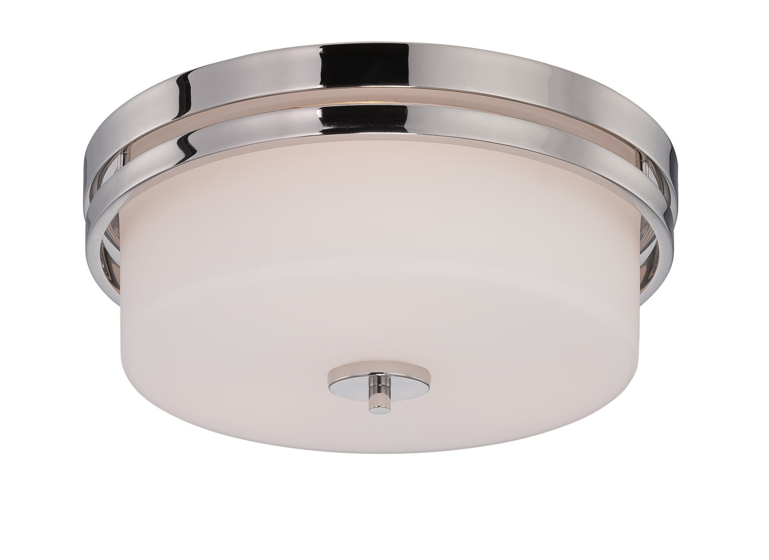 Nuvo Lighting - 60-5207 - Three Light Flush Mount - Parallel - Polished Nickel