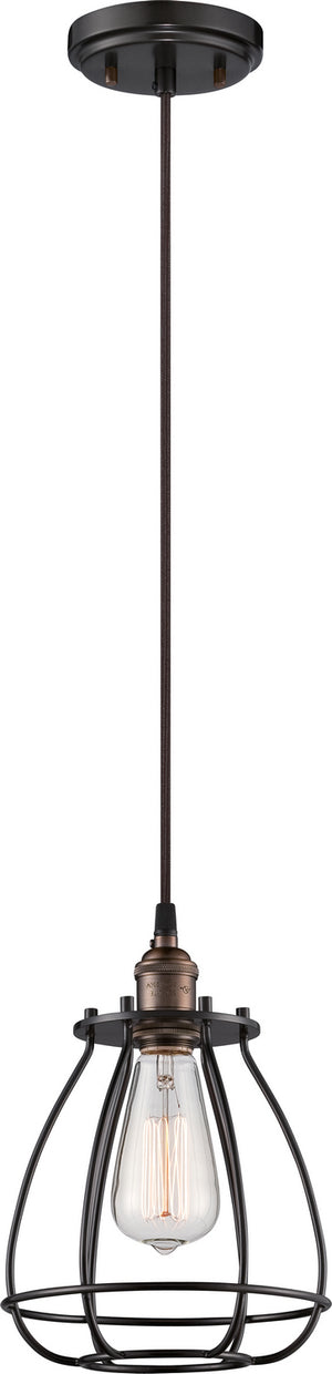 Nuvo Lighting - 60-5501 - One Light Pendant - Vintage - Rustic Bronze