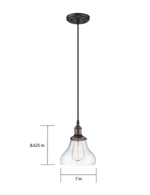 Nuvo Lighting - 60-5503 - One Light Pendant - Vintage - Rustic Bronze