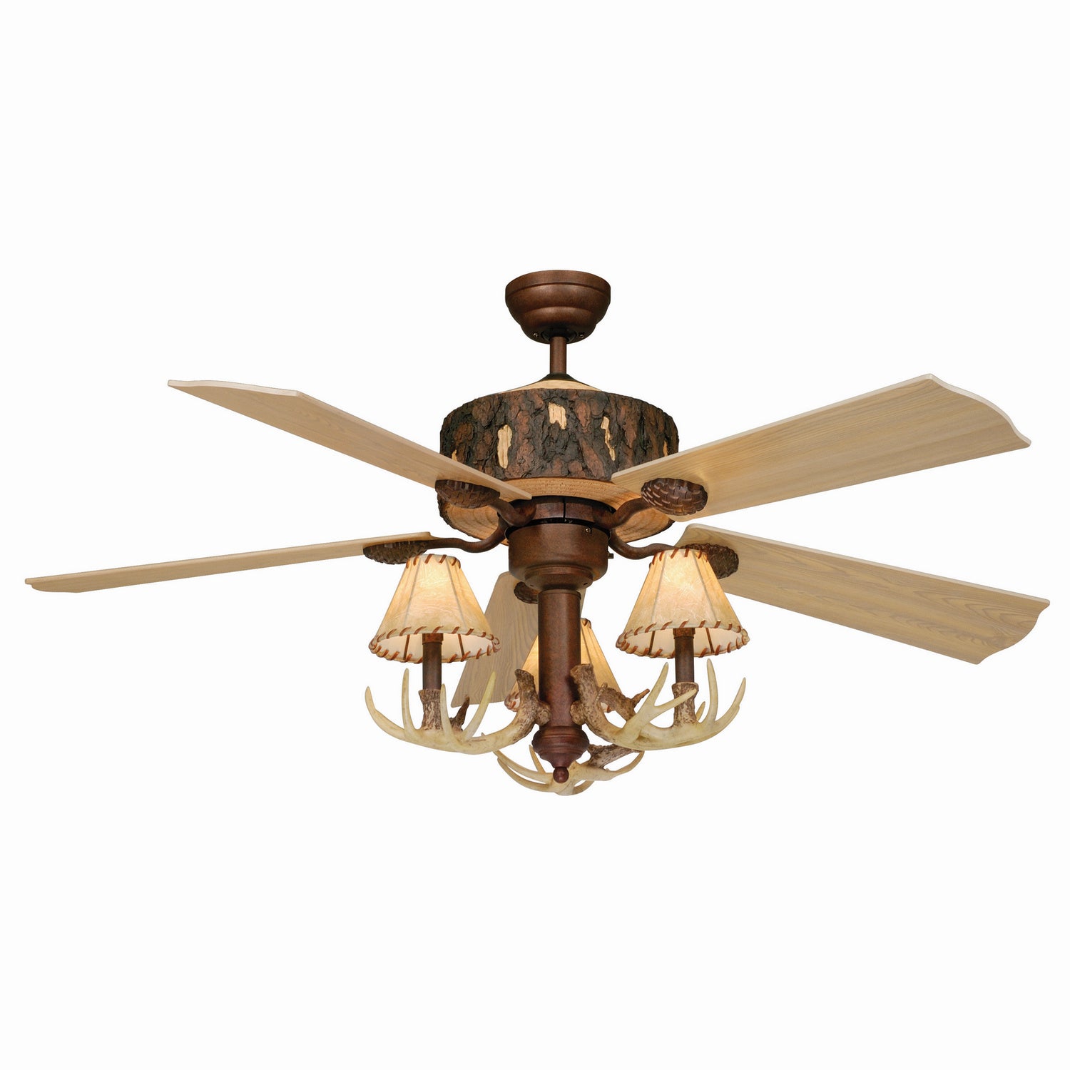 Vaxcel - FN52265WP - 52"Ceiling Fan - Log Cabin - Weathered Patina