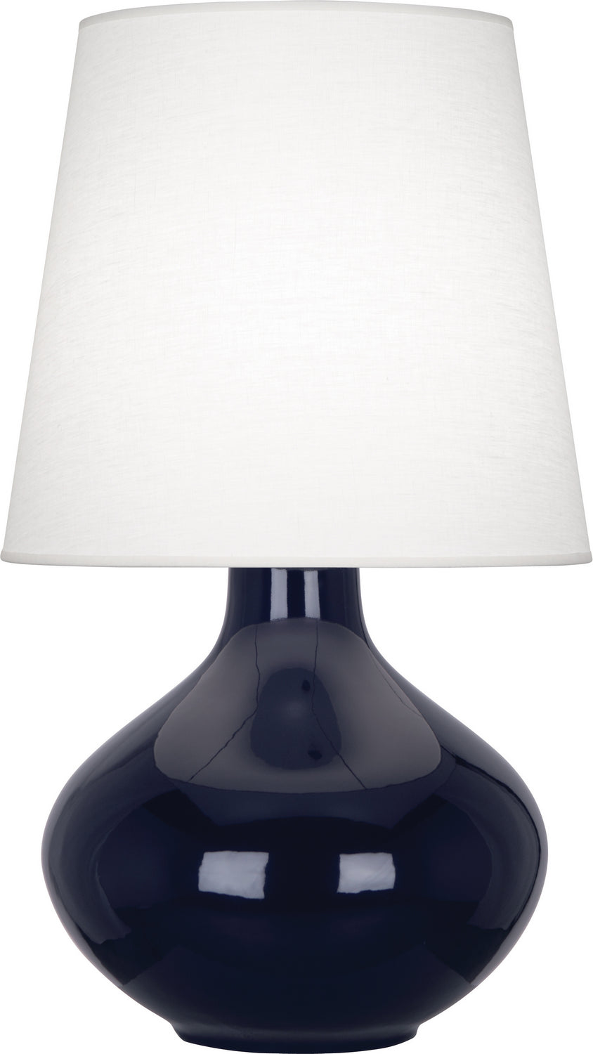 Robert Abbey - MB993 - One Light Table Lamp - June - Midnight Blue Glazed Ceramic