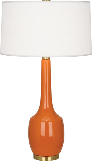 Robert Abbey - PM701 - One Light Table Lamp - Delilah - Pumpkin Glazed Ceramic