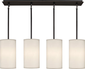 Robert Abbey - Z2156 - Four Light Chandelier - Echo - Deep Patina Bronze