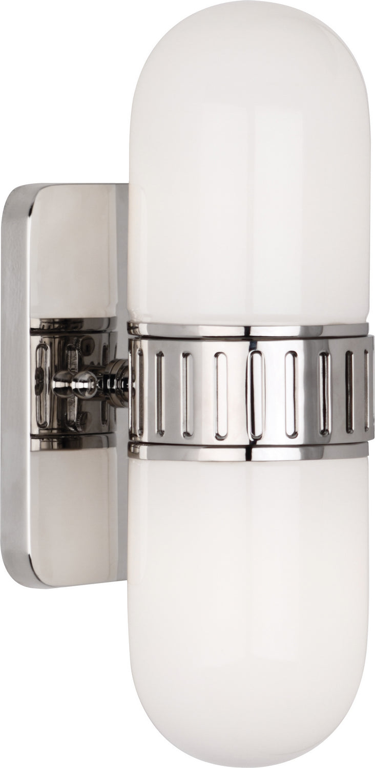 Robert Abbey - S777 - Two Light Wall Sconce - Jonathan Adler Rio - Polished Nickel