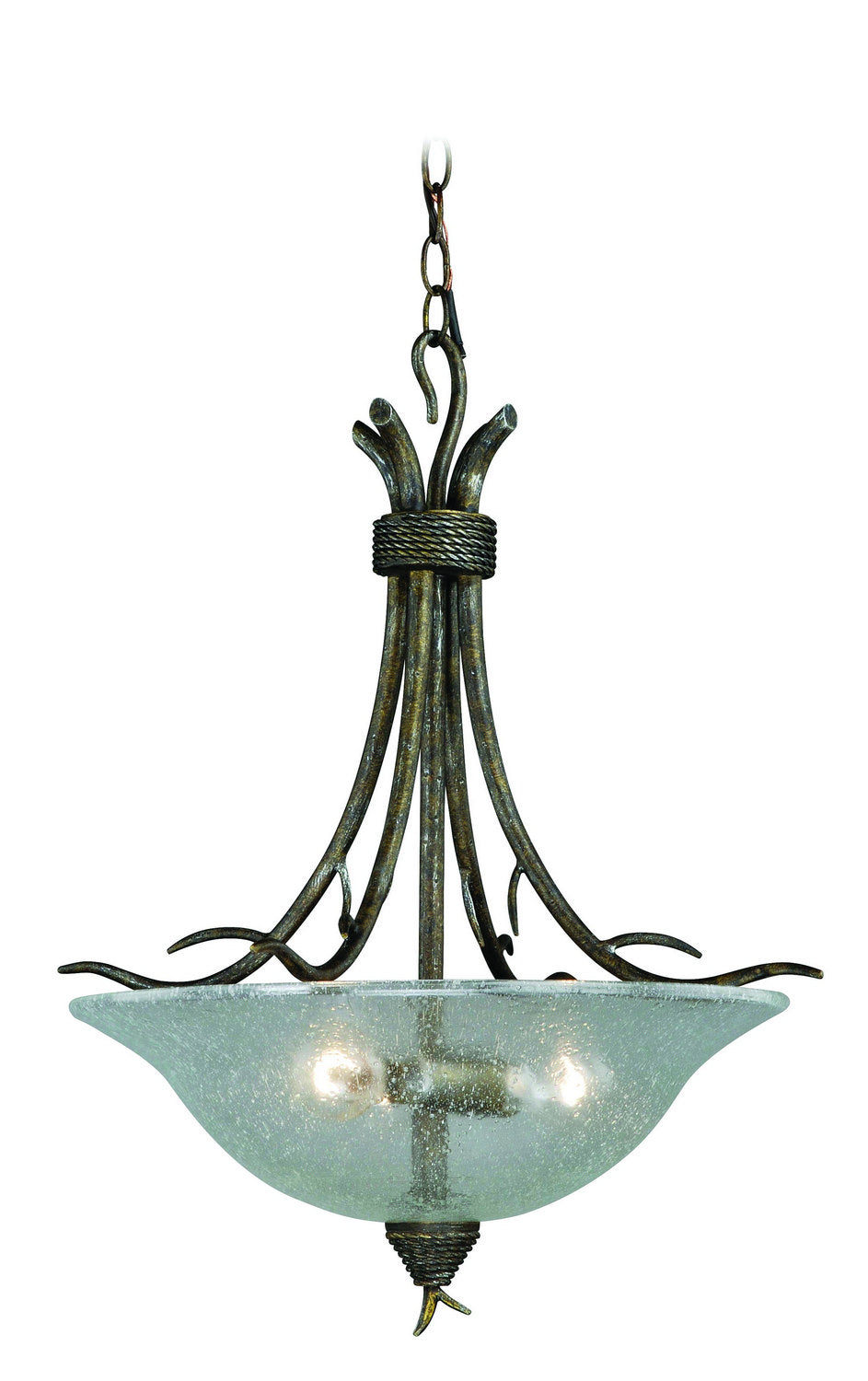 Vaxcel - P0064 - Three Light Pendant - Monterey - Autumn Patina