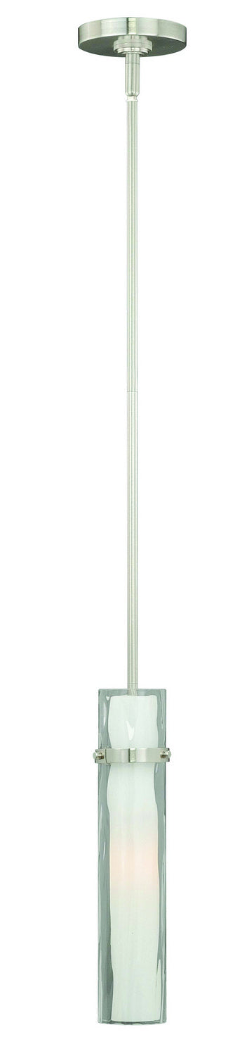 Vaxcel - P0065 - One Light Mini Pendant - Vilo - Satin Nickel