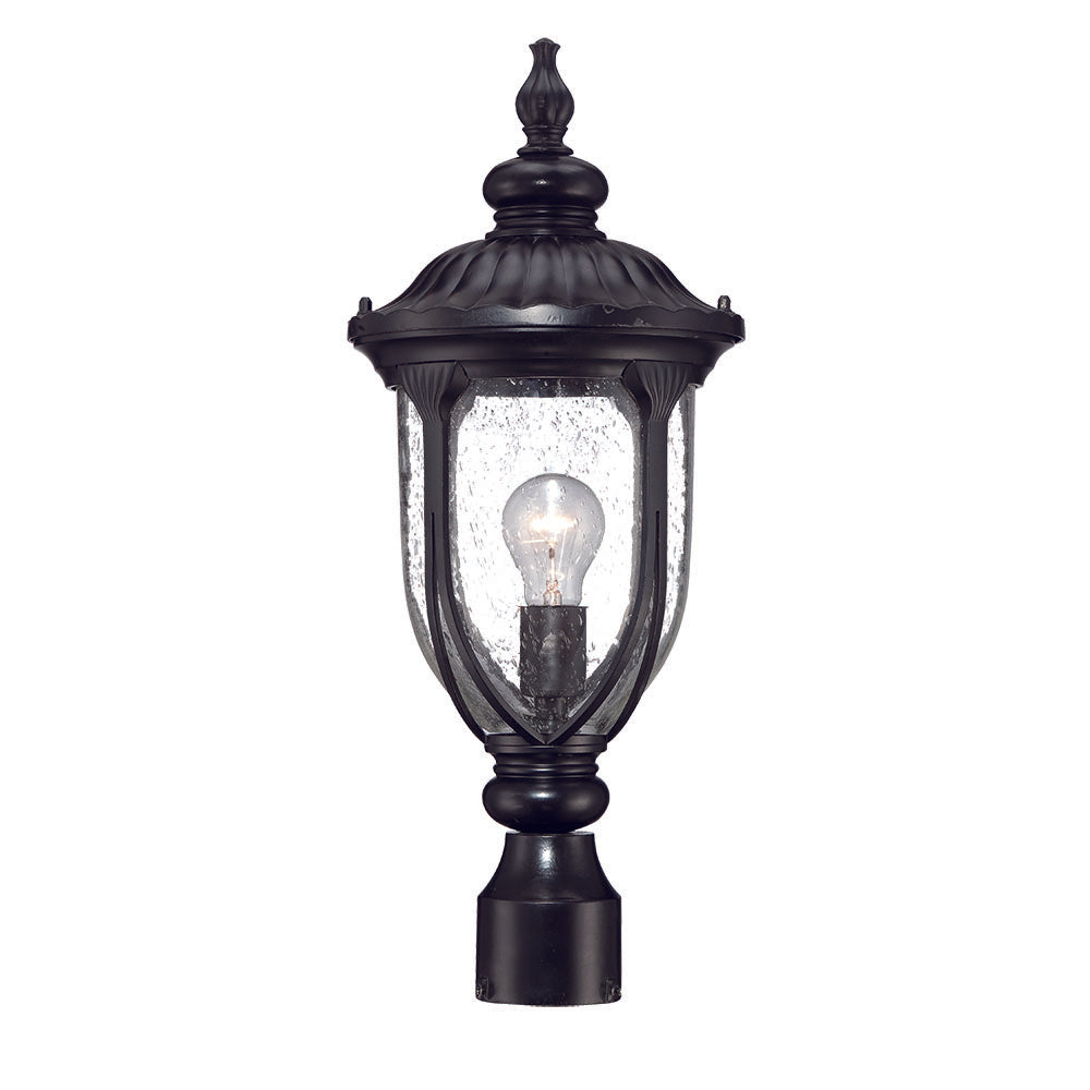 Acclaim Lighting - 2217BK - One Light Post Mount - Laurens - Matte Black