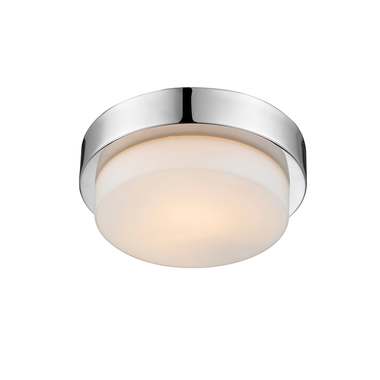 Golden - 1270-09 CH - One Light Flush Mount - Multi-Family - Chrome