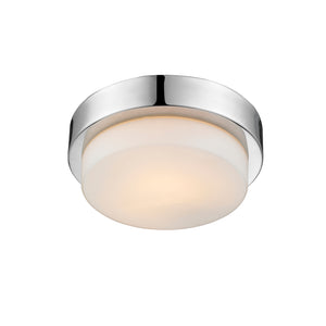 Golden - 1270-09 CH - One Light Flush Mount - Multi-Family - Chrome