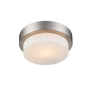 Golden - 1270-09 PW - One Light Flush Mount - Multi-Family - Pewter