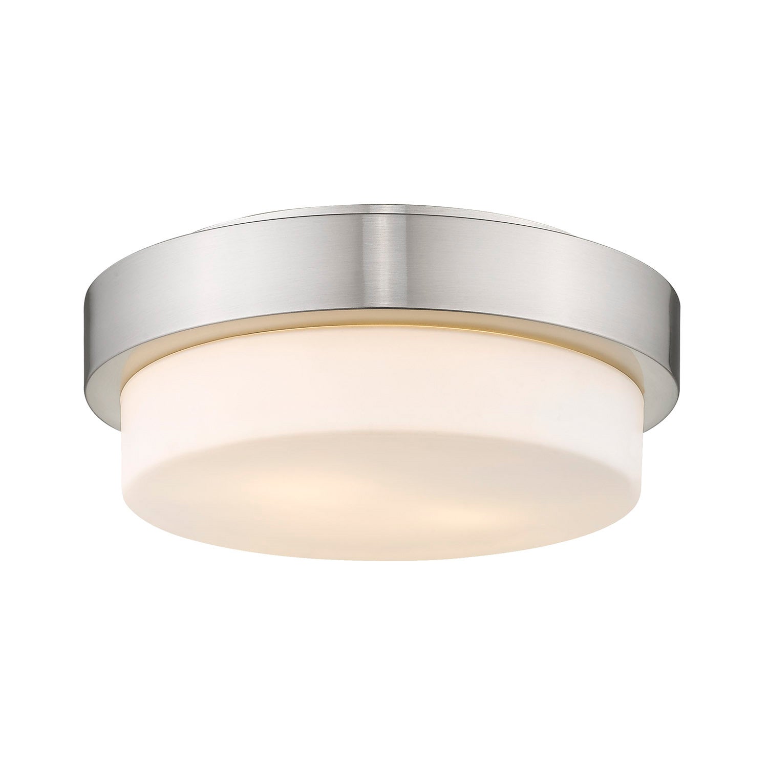 Golden - 1270-11 PW - Two Light Flush Mount - Multi-Family - Pewter