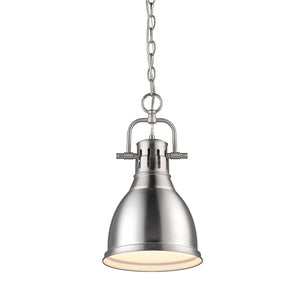 Golden - 3602-S PW-PW - One Light Pendant - Duncan PW - Pewter