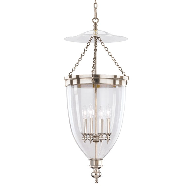 Hudson Valley - 143-PN - Four Light Pendant - Hanover - Polished Nickel