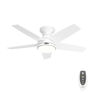 Hunter - 55100 - 44" Ceiling Fan - Dreska - Matte Black