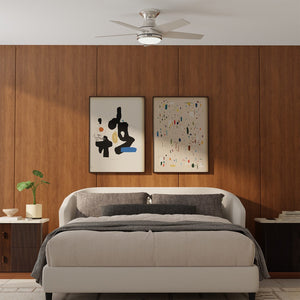 Hunter - 55100 - 44" Ceiling Fan - Dreska - Matte Black