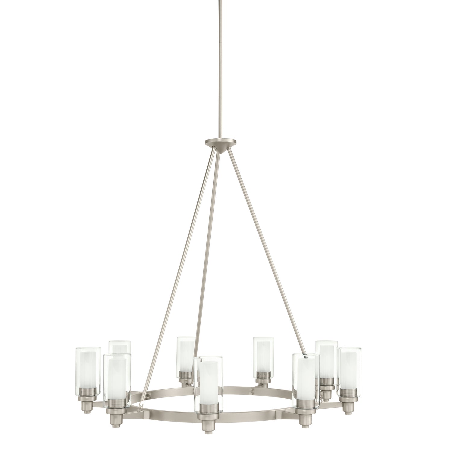 Kichler - 2346NI - Nine Light Chandelier - Circolo - Brushed Nickel