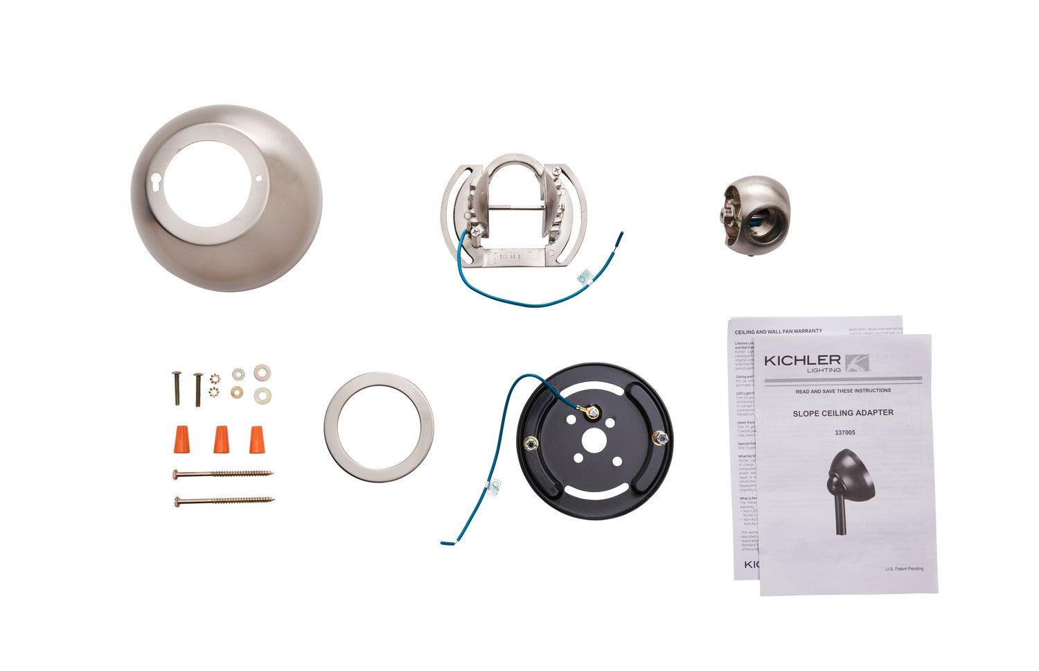 Kichler - 337005BSS - Slope Adapter - Accessory - Brushed Stainless Steel