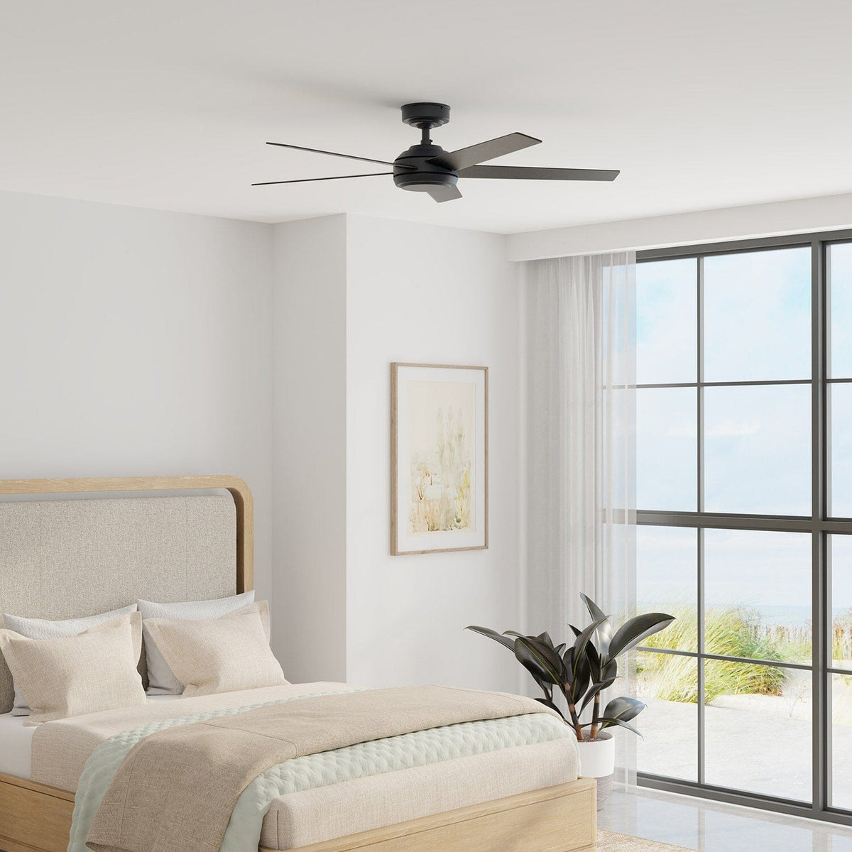 Hunter - 55150 - 52" Ceiling Fan - Embrook - Matte Black