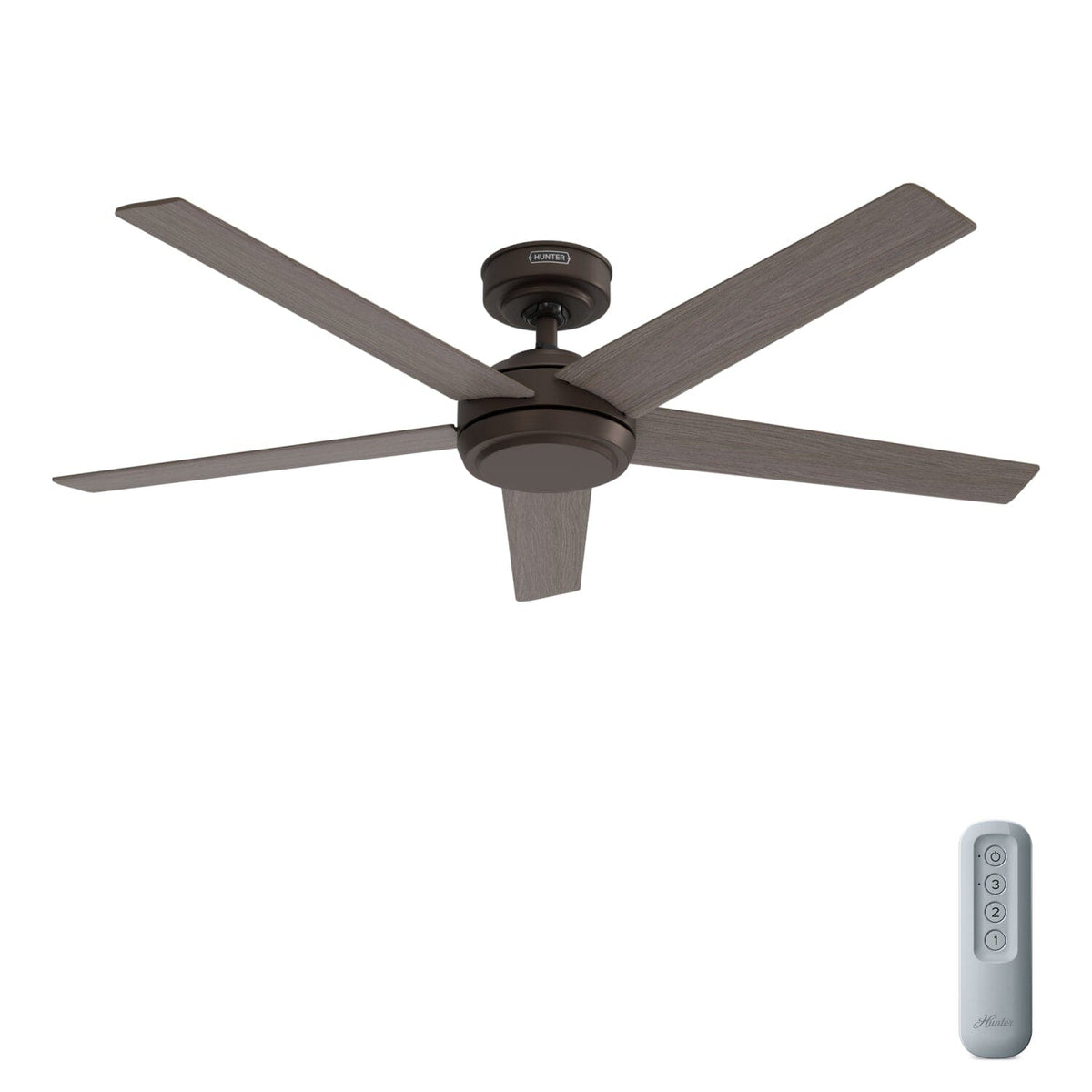 Hunter - 55150 - 52" Ceiling Fan - Embrook - Matte Black
