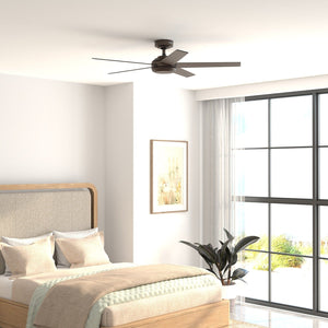 Hunter - 55150 - 52" Ceiling Fan - Embrook - Matte Black