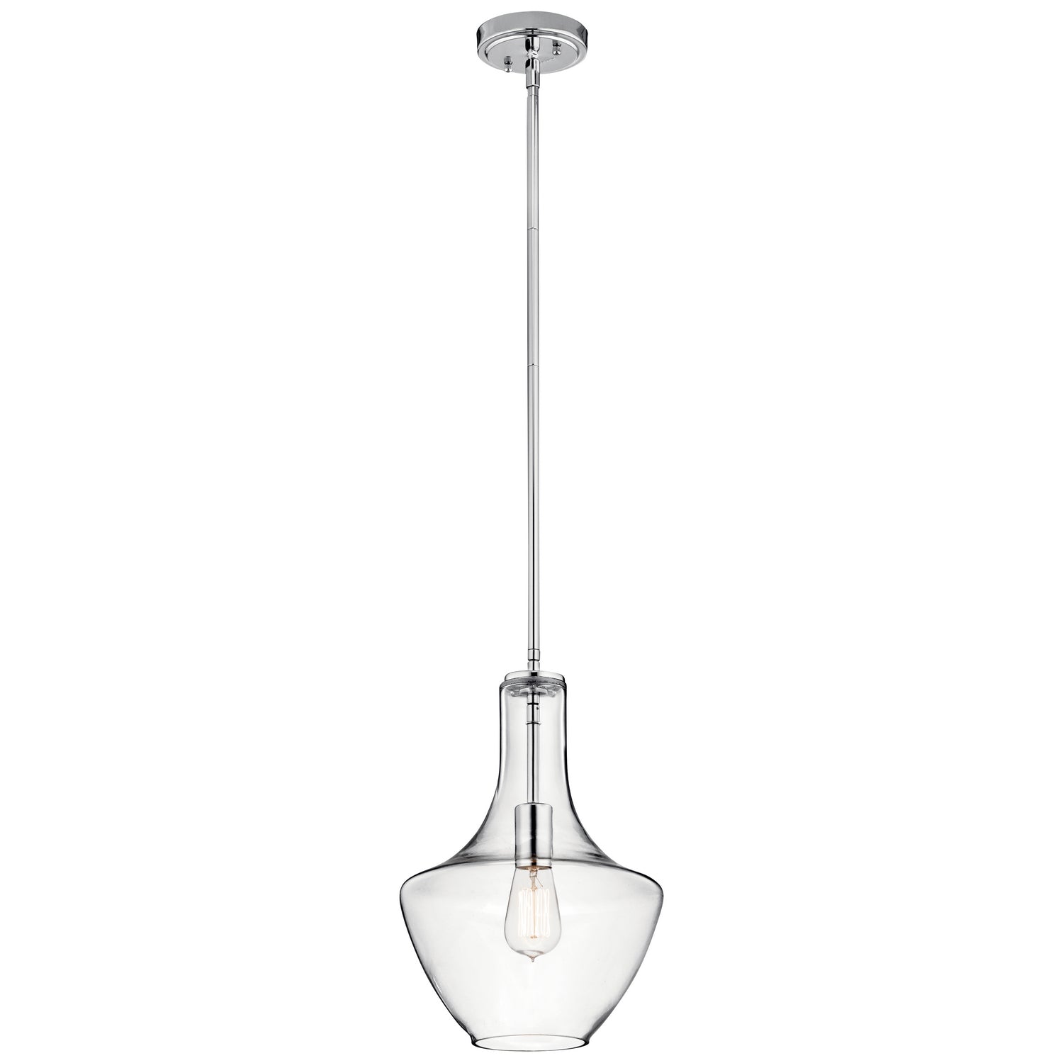 Kichler - 42141CHCLR - One Light Pendant - Everly - Chrome