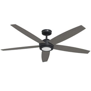 Hunter - 55160 - 60" Ceiling Fan - Zavia - Matte Black