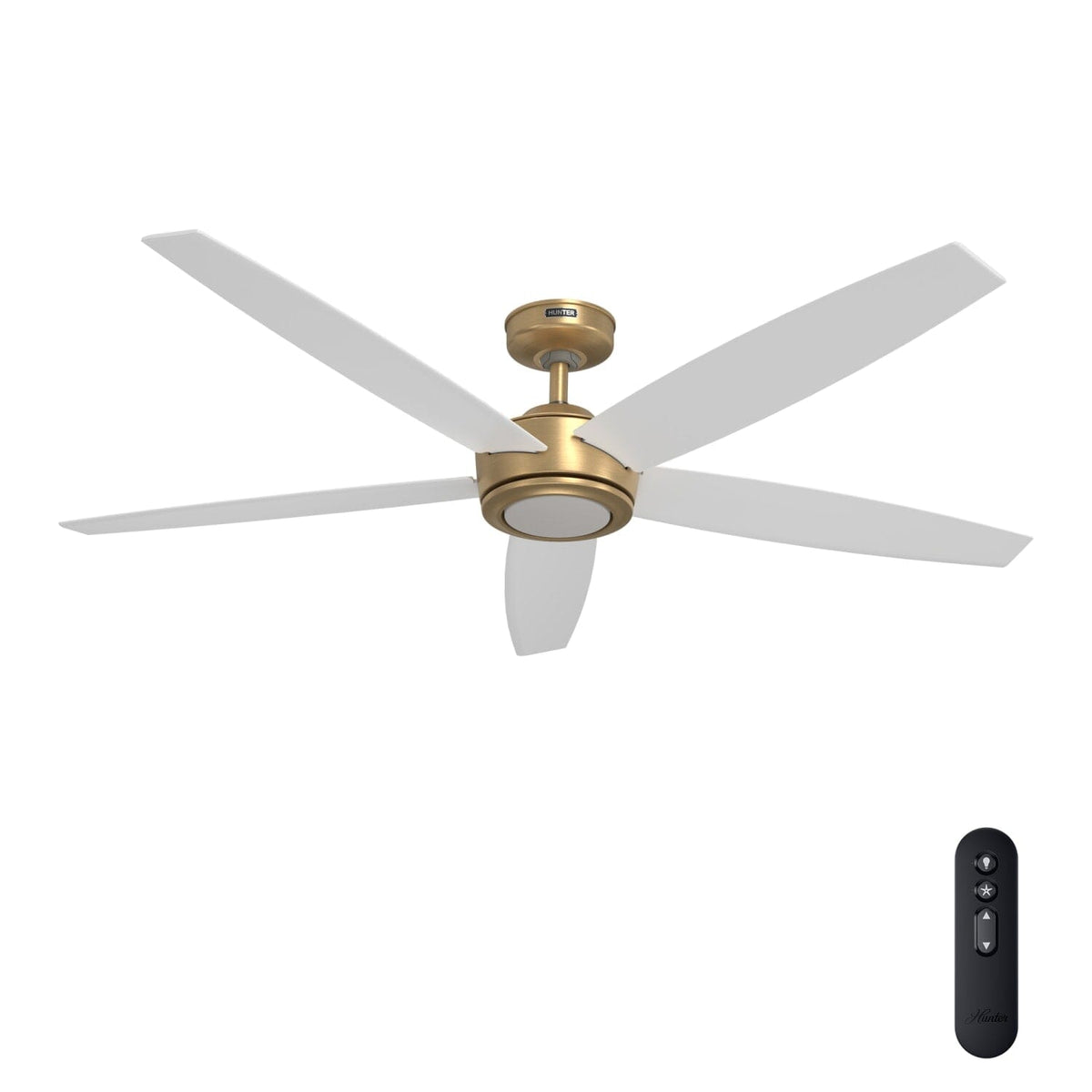 Hunter - 55160 - 60" Ceiling Fan - Zavia - Matte Black