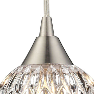 ELK Home - 10342/1 - LED Mini Pendant - Kersey - Satin Nickel