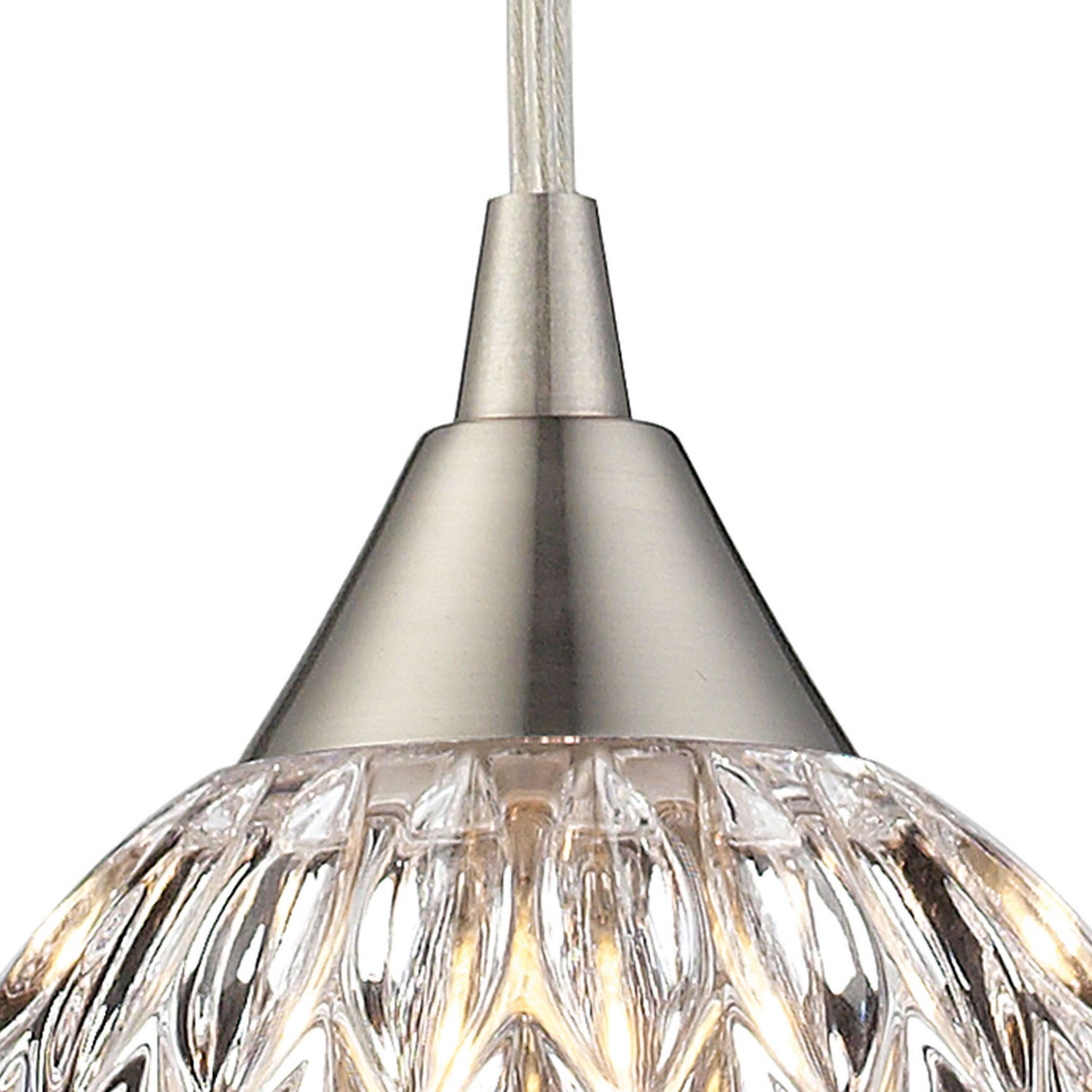 ELK Home - 10342/3 - LED Pendant - Kersey - Satin Nickel