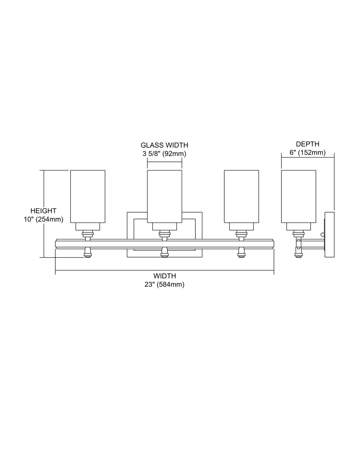 ELK Home - 11662/3 - Three Light Vanity - Dawson - Brushed Nickel