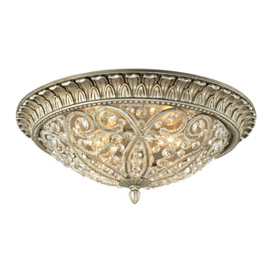 ELK Home - 11694/4 - Four Light Flush Mount - Andalusia - Aged Silver