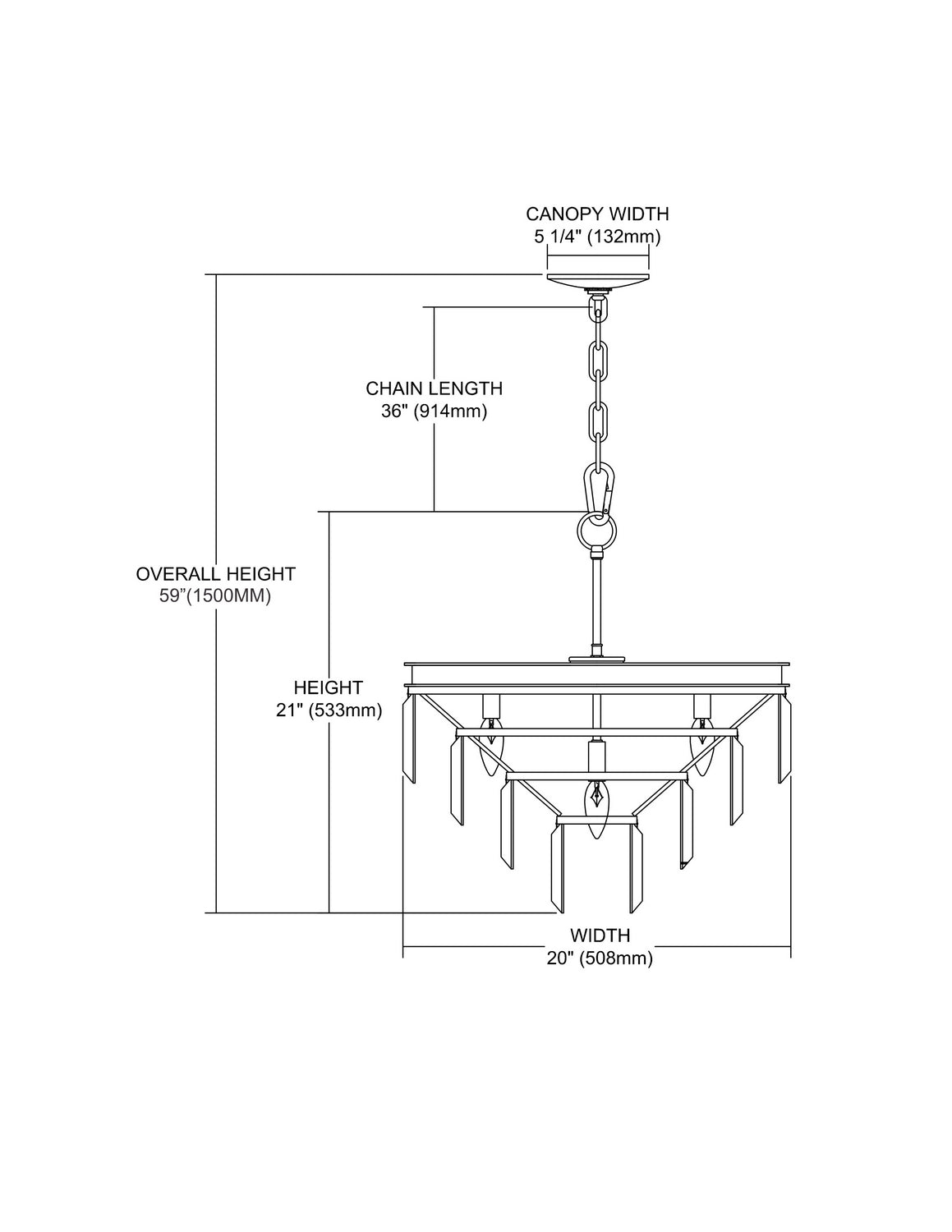 ELK Home - 14213/4+1 - Five Light Chandelier - Palacial - Oil Rubbed Bronze