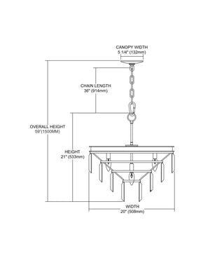 ELK Home - 14213/4+1 - Five Light Chandelier - Palacial - Oil Rubbed Bronze