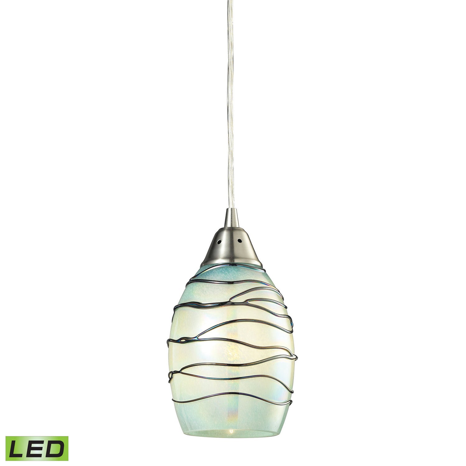 ELK Home - 31348/1MN-LED - LED Mini Pendant - Vines - Satin Nickel