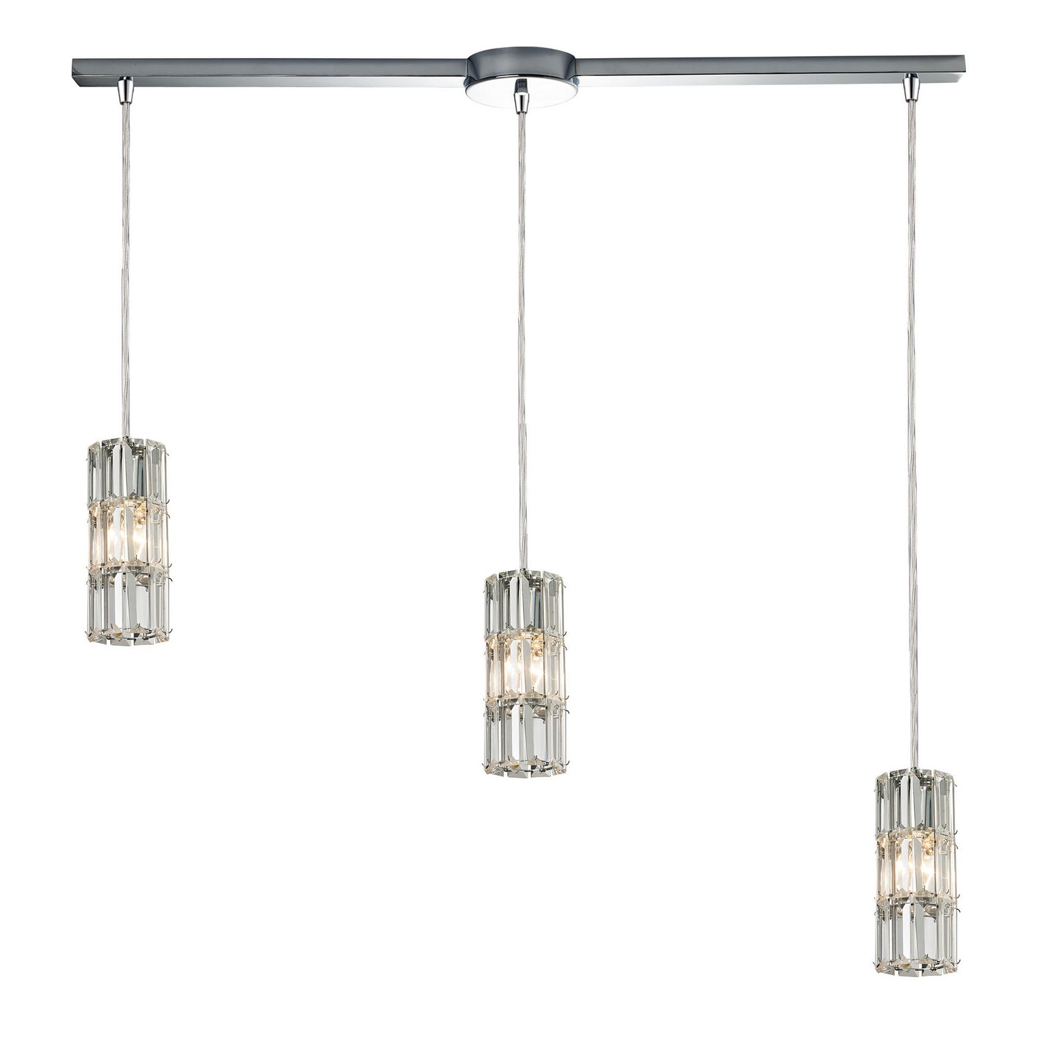 ELK Home - 31486/3L - Three Light Pendant - Cynthia - Polished Chrome