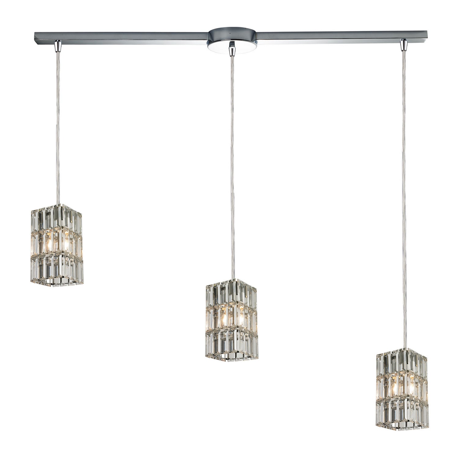 ELK Home - 31488/3L - Three Light Pendant - Cynthia - Polished Chrome