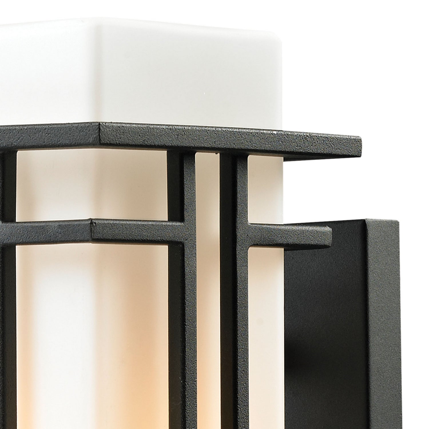 ELK Home - 45085/1 - One Light Outdoor Wall Sconce - Croftwell - Textured Matte Black