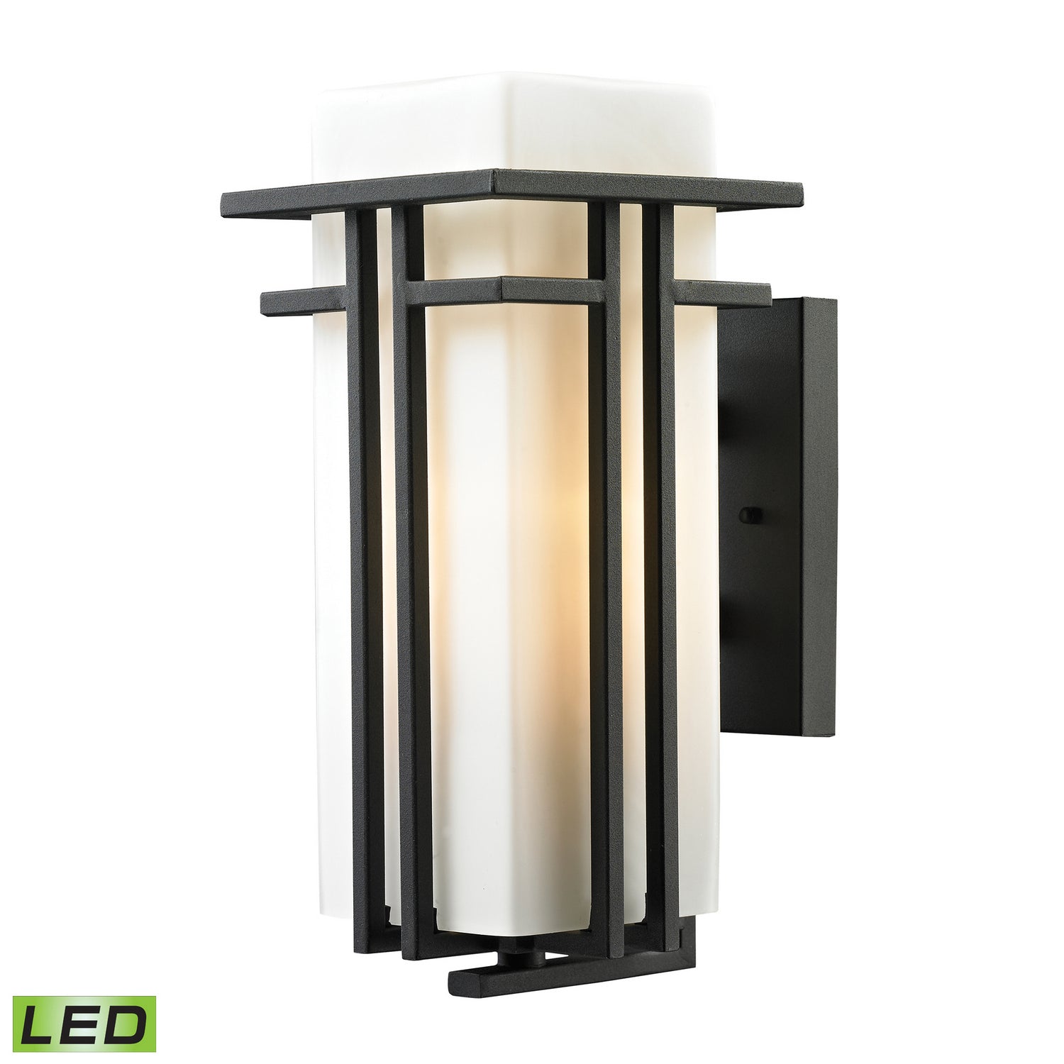 ELK Home - 45086/1-LED - LED Outdoor Wall Sconce - Croftwell - Textured Matte Black