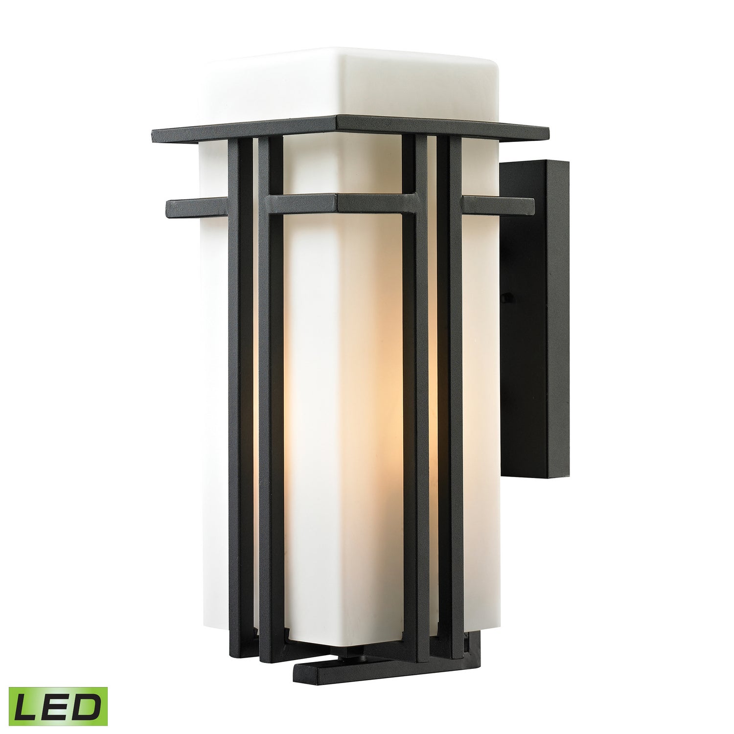 ELK Home - 45087/1-LED - LED Outdoor Wall Sconce - Croftwell - Textured Matte Black