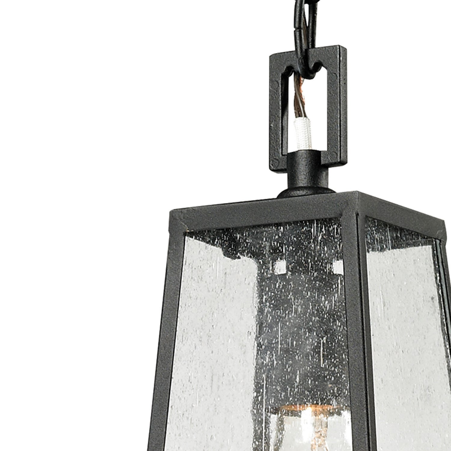 ELK Home - 45092/1 - One Light Outdoor Pendant - Meditterano - Matte Black