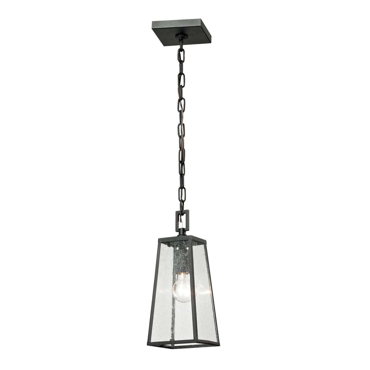 ELK Home - 45092/1 - One Light Outdoor Pendant - Meditterano - Matte Black