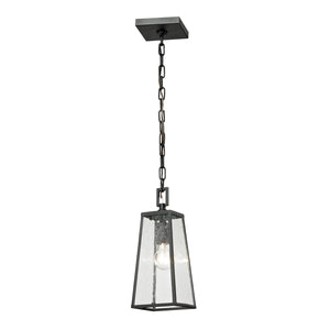 ELK Home - 45092/1 - One Light Outdoor Pendant - Meditterano - Matte Black