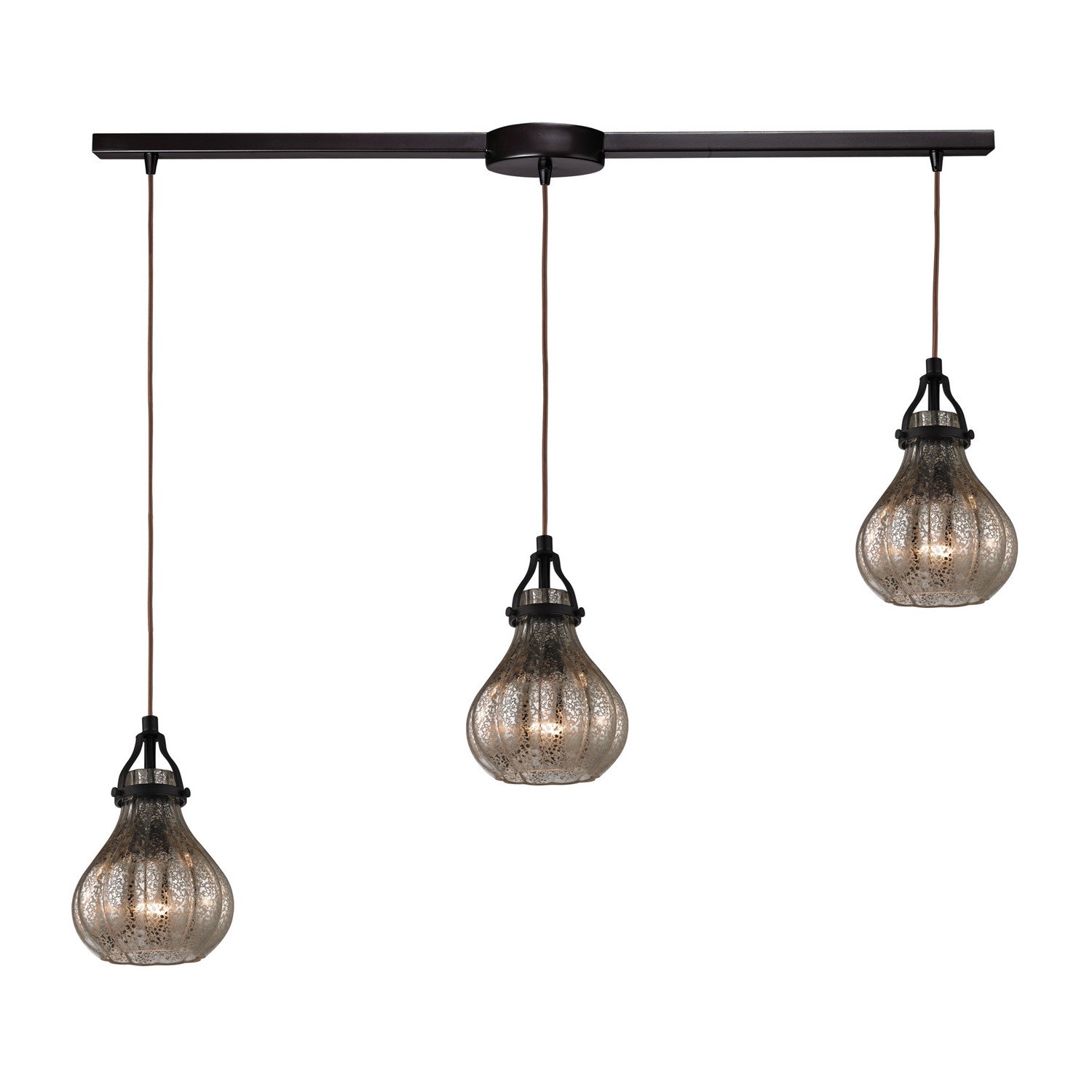 ELK Home - 46024/3L - Three Light Pendant - Danica - Oil Rubbed Bronze