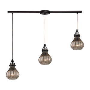 ELK Home - 46024/3L - Three Light Pendant - Danica - Oil Rubbed Bronze