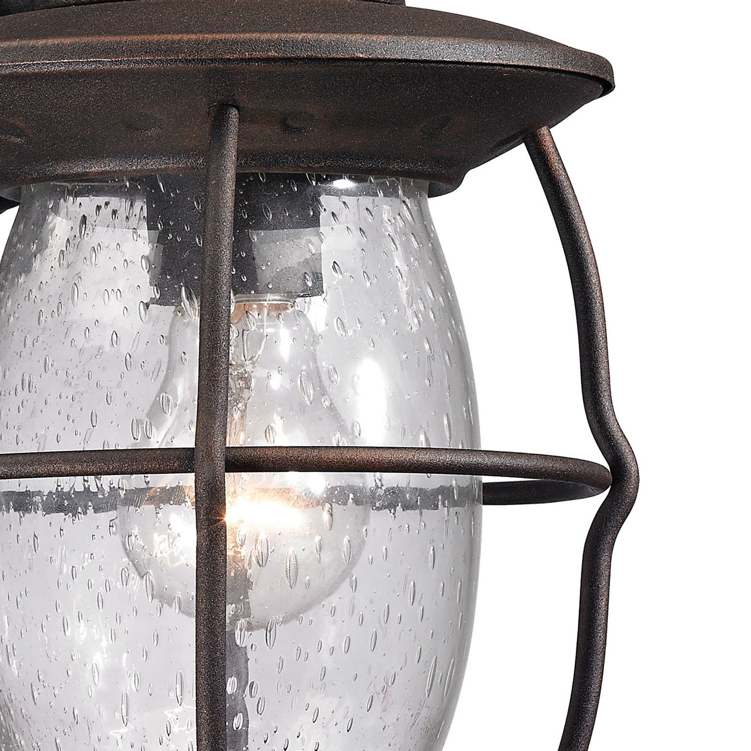 ELK Home - 47040/1 - One Light Outdoor Wall Sconce - Village Lantern - Weathered Charcoal