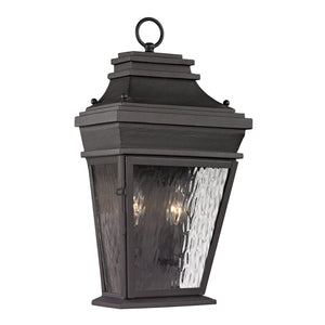 ELK Home - 47052/2 - Two Light Outdoor Wall Sconce - Forged Provincial - Charcoal