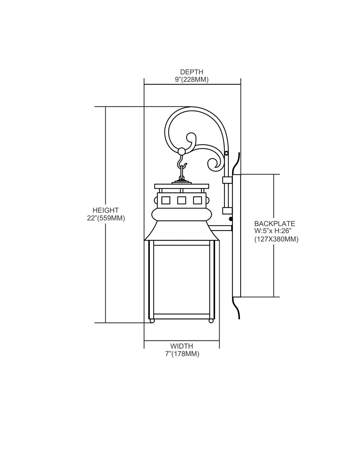 ELK Home - 47065/2 - Two Light Wall Sconce - Forged Lancaster - Charcoal